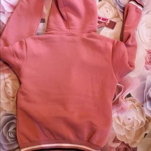 Brand new rose pink zip up hoodie